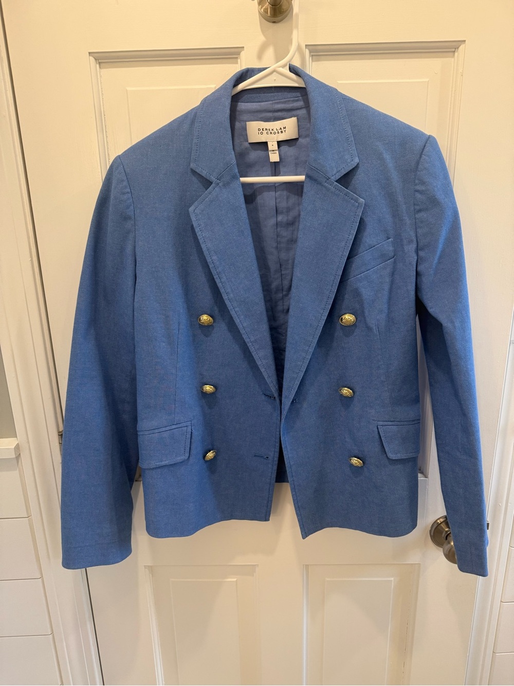 10 Crosby Derek Lam Blue Blazer